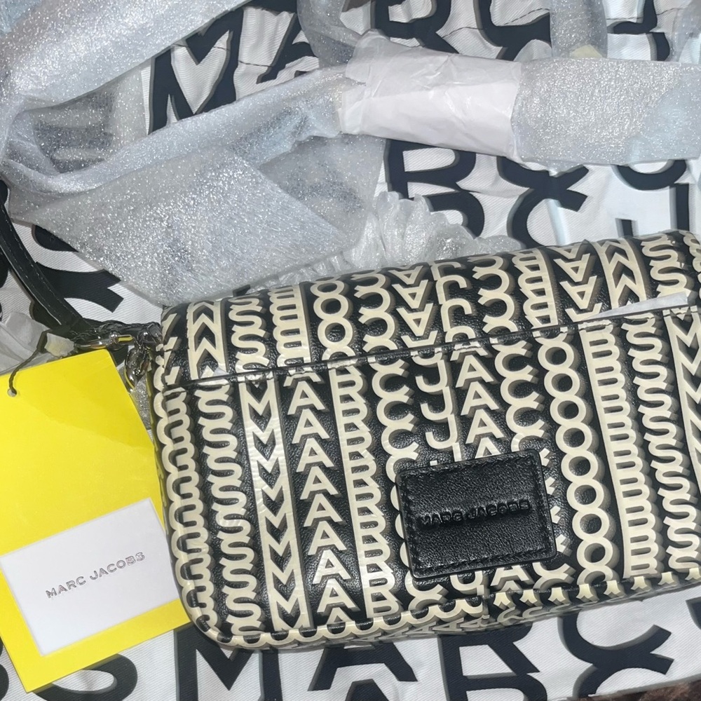 NWT Marc Jacobs | Leather
Monogram Marc J Mini Two Way
Crossbody Bag $375